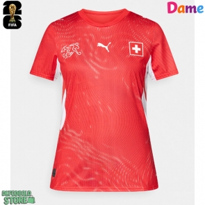 Schweiz Replika Hjemmebanetrøje Dame VM 2026 Kortærmet